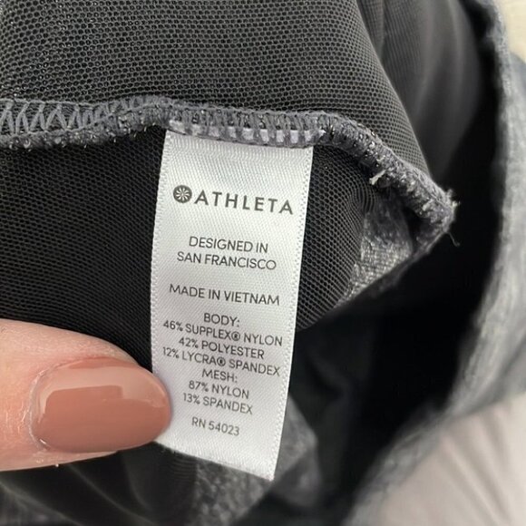 ATHLETA heathered grey jogger pants workout casual comfort pants sz xs - Picture 6 of 7